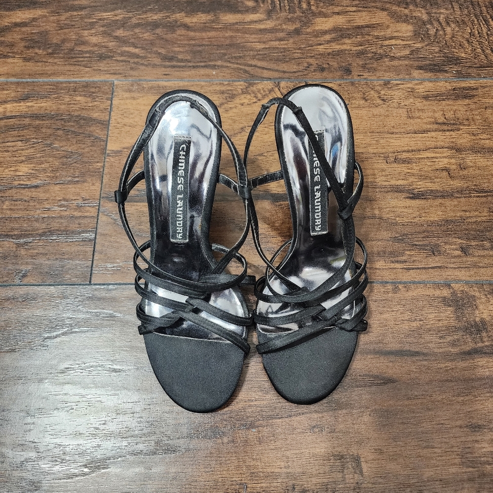 Chinese Landry Strap Heels Size 5.5